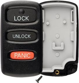 img 1 attached to 🔑 Enhance Mitsubishi Keyless Entry: Replacement Remote Case Shell Button Pad for Repairs