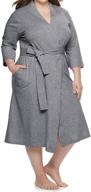 🛀 comfortable plus size cotton kimono bathrobe: sioro womens lightweight soft knit loungewear for relaxing and spa time, xl-3xl sizes available logo