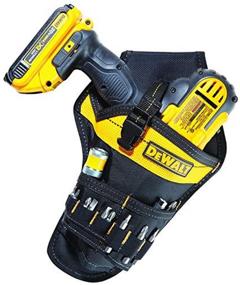 img 1 attached to 🔧 DEWALT DG5120 Heavy-duty Drill Holster: Secure Storage for Black Drills