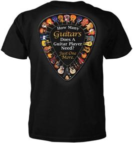 img 2 attached to 🎸 Guitar Player T Shirt for Men - Guitars Design in X Large Size