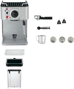 img 1 attached to ☕ Кофеварка Cuisinart EM-100NP1 из нержавеющей стали: Стильная машина объемом 1,66 кварты, серебро