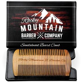 img 4 attached to 🧔 Premium Scented Sandal Wood Beard Comb - Anti-Static, No Snag, Handmade Fine/Medium Tooth Brush for Best Beard & Moustache Care, Packaged in Elegant Giftbox