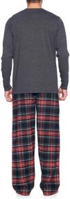 img 2 attached to 👕 Cozy Ashford Brooks Long Sleeve Flannel Sleepwear: Must-Have for Men's Clothing