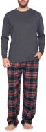 👕 cozy ashford brooks long sleeve flannel sleepwear: must-have for men's clothing logo