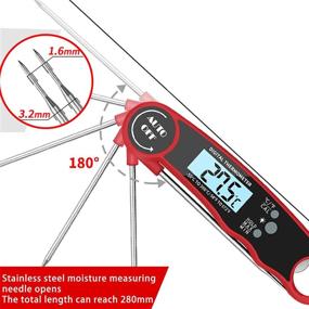 img 2 attached to Waterproof Digital Instant Thermometer Cooking Kitchen & Dining