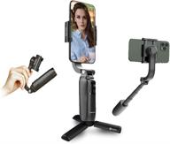 🤳 vimble one selfie stick 1-axis gimbal-feiyutech stabilizer 180mm extension for smartphone iphone 12 (not pro max)/12mini 11 samsung huawei, mi, youtube vlog record bluetooth, ios android app, tripod logo