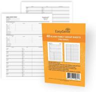 genealogy family group sheets - blank two-sided (pack of 40) logo