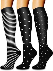 img 4 attached to Laite Hebe Copper Compression Socks: Optimal Support for Men & Women in Running, Hiking, Athletic Activities, Pregnancy, & Travel