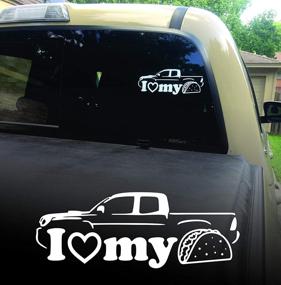 img 4 attached to Vinyl Sticker Toyota Tacoma Windshield