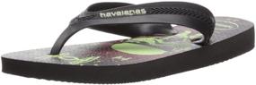 img 4 attached to 👟 Havaianas Boys Sandal Black: Trendy Toddler Boys' Shoes and Sandals