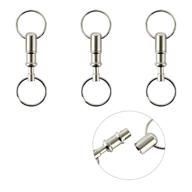 release keychain detachable convenient accessory logo