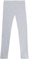 👖 classic solid leggings for girls by french toast: stylish and comfortable girls' clothing logo