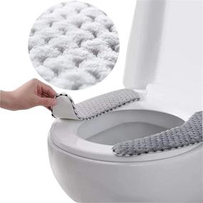 img 4 attached to Padded Cushion Washable Bathroom Self Adhesive