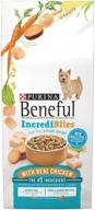 purina beneful incredibites dry dog food for small dogs with real chicken in a 3.5 pound bag logo