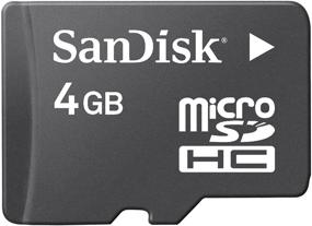 img 1 attached to 💾 4 ГБ карта памяти Sandisk MicroSDHC с адаптером SD