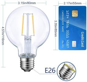 img 3 attached to 💡 Яркий и настраиваемый диммируемый стандартный эквивалент Эдисона: Революционное освещение!