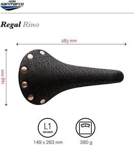 img 2 attached to SELLE MARCO Regal Leather Saddle