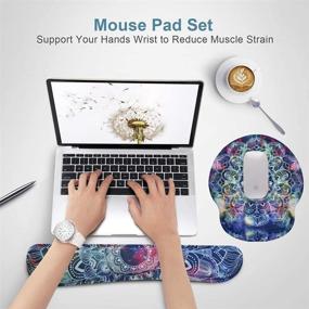 img 3 attached to 🌸 IVeze Ergonomic Efficiency Keyboard (Mandala)