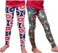 👧 syleia leggings: vibrant stretch comfort girls' clothing and leggings logo