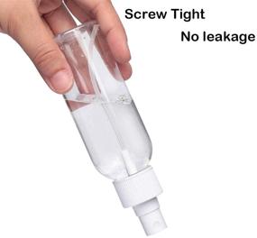 img 2 attached to 🧴 Travel Refillable Plastic Spray Bottles - Portable Containers