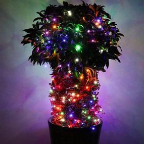 img 1 attached to 🔮 ER CHEN 66Ft 200 LED String Lights: Color Changing Christmas Fairy Lights with Remote Timer for Bedroom Patio Wedding Party