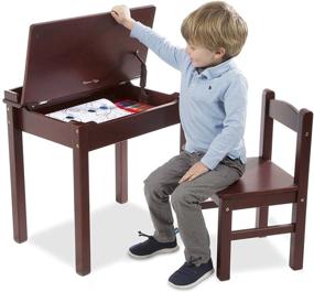 img 1 attached to 🪑 Melissa & Doug Child's Lift-Top Chair: Ideal Furniture for Kids' Comfort and Fun!