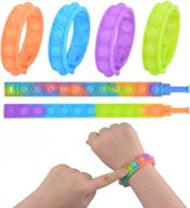 💪 relieve pain with our silicone multicolor 6 wristband wearable logo