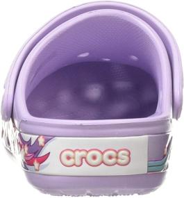 img 2 attached to Lavender Unicorn Crocs: Stylish Unisex Shoes for Toddlers - Clogs & Mules