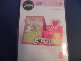 img 1 attached to ❤️ Sizzix Hearts Step-Up Card Framelits Dies by Stephanie Barnard, Pack of 20