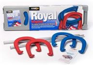 🐴 st. pierre royal classic horseshoes set: includes 4 horseshoes, 2 steel stakes, and rule book логотип