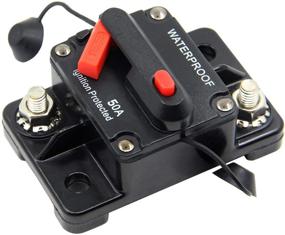 img 1 attached to 🔌 ZOOKOTO 12V-42VDC 50 Amp Circuit Breaker: Reliable Manual Reset for Car, Truck, RV, ATV, Marine Boat, and Electronic Systems