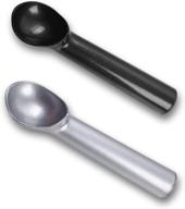 🍨 hansgo nonstick ice cream scoop set - 2pcs 7-inch anti-freeze scooper, one-piece aluminum design, dishwasher safe logo