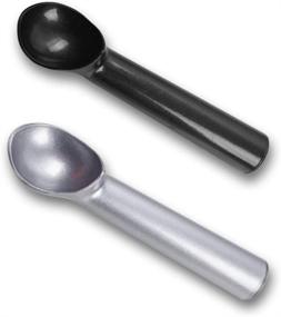 img 4 attached to 🍨 HANSGO Nonstick Ice Cream Scoop Set - 2PCS 7-inch Anti-Freeze Scooper, One-Piece Aluminum Design, Dishwasher Safe