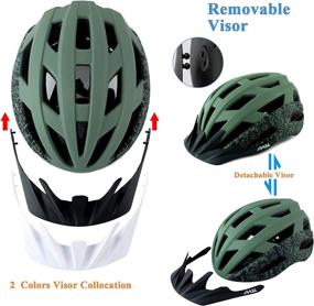 img 1 attached to Premium Adult Road Bike Helmet with Detachable Visor, Adjustable Fit for Men, Women, and Youth - Ideal for Mountain Biking