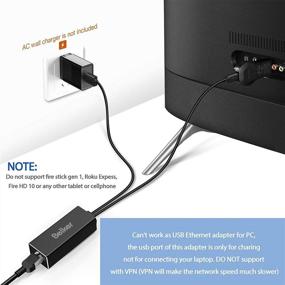 img 1 attached to 🔌 Belker Fire Stick Ethernet Adapter: Faster Internet Connectivity for Fire TV Stick, Chromecast Ultra, and More