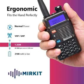 img 2 attached to 📻 Mirkit x Baofeng Radio UV-5R MK3X: FCC Approved 5W Tri-Band Radio with 2100mAh Li-ion Battery - Mirkit Edition