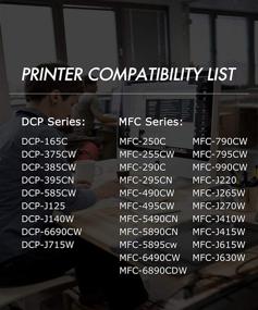 img 2 attached to 🖨️ Top-Quality GTS Compatible LC61 Inkjet Cartridge 25-Pack for Brother All-in-One Printers: DCP-165C, DCP-385C, DCP-585CW, MFC-6490CW, MFC-790CW