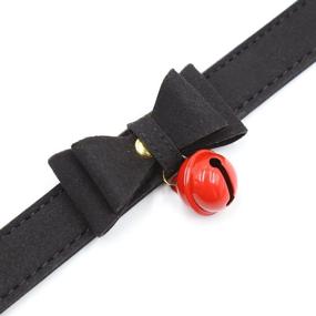 img 2 attached to Leather Collar Breakaway Adjustable Collars