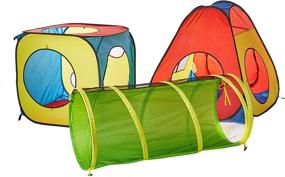 img 3 attached to 🏞️ Outdoor Children's Tunnel for Toddlers by UTEX