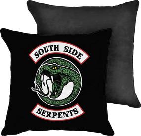 img 1 attached to Jay Franco Riverdale South Side Serpents Decorative Throw Pillow Cover with 15x15 Inches Dimensions - Single Pack