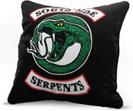 jay franco riverdale south side serpents decorative throw pillow cover with 15x15 inches dimensions - single pack логотип