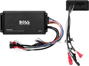 img 3 attached to 🎵 BOSS Audio Systems ASK904B.64 Marine Weatherproof Amplifier and Speaker Package - 500W Full Range Bluetooth Amplifier with Remote, 6.5 Inch 180W Marine Speakers, No Receiver Needed - Black