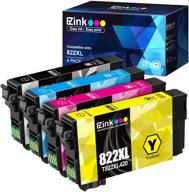 🖨️ e-z ink(tm) remanufactured ink cartridge replacement: epson 822xl t822 high yield (4 pack) for wf-3820/4820/4830/4834 logo