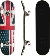 🛹 mammygol skateboards 31''x 8'' complete skateboard cruiser - premium 9 layer canadian maple construction for pro tricks and beginner rides logo