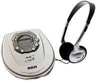 🔉 compact and convenient: rca rp2365 slim-design portable cd player with car kit logo