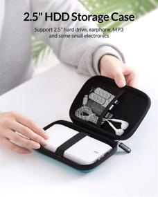 img 3 attached to 📁 ORICO 2.5inch Hard Drive Case - Portable External Drive Storage Bag for WD My Passport, Seagate, Toshiba, Samsung T5 HDD - PHD-25