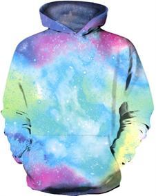 img 3 attached to 🌌 HaniLav Kids Novelty 3D Printed Galaxy Pullover Hoodies: Trendy Sweatshirts for Girls and Boys