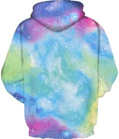 img 1 attached to 🌌 HaniLav Kids Novelty 3D Printed Galaxy Pullover Hoodies: Trendy Sweatshirts for Girls and Boys