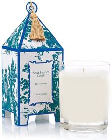 img 1 attached to 🕯️ Seda France Classic Toile Pagoda Box Candle, Hyacinth Scent, 10.2 oz