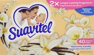 suavitel dryer sheets, heavenly vanilla scent, 40 count logo